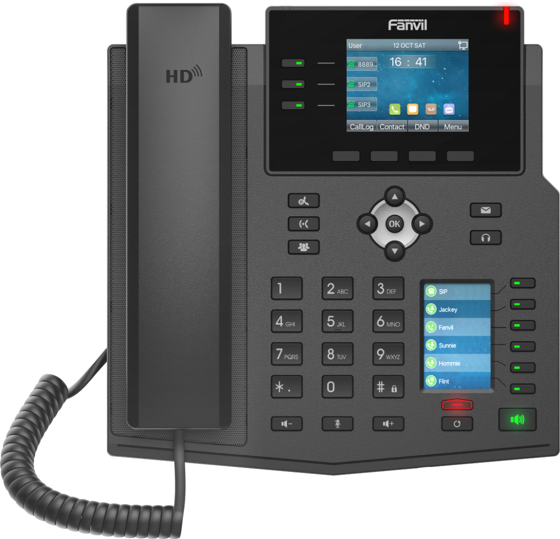 IP телефон среднего уровня Fanvil X4U