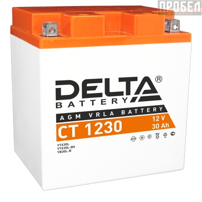 Стартерные аккумуляторные батареи Delta серии CT