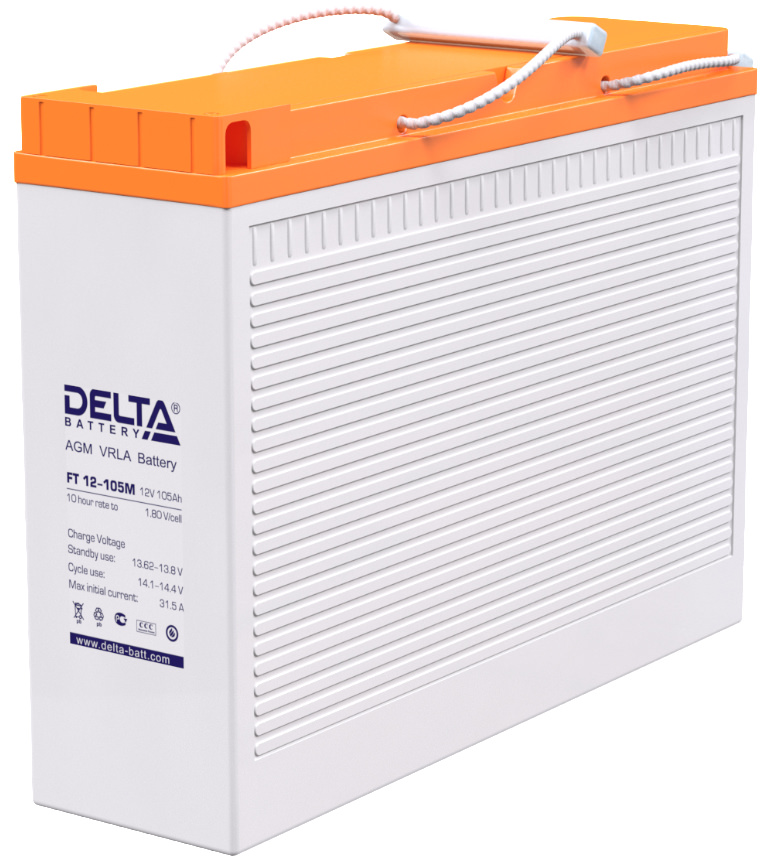 Свинцово-кислотные аккумуляторные батареи Delta серии FT-M